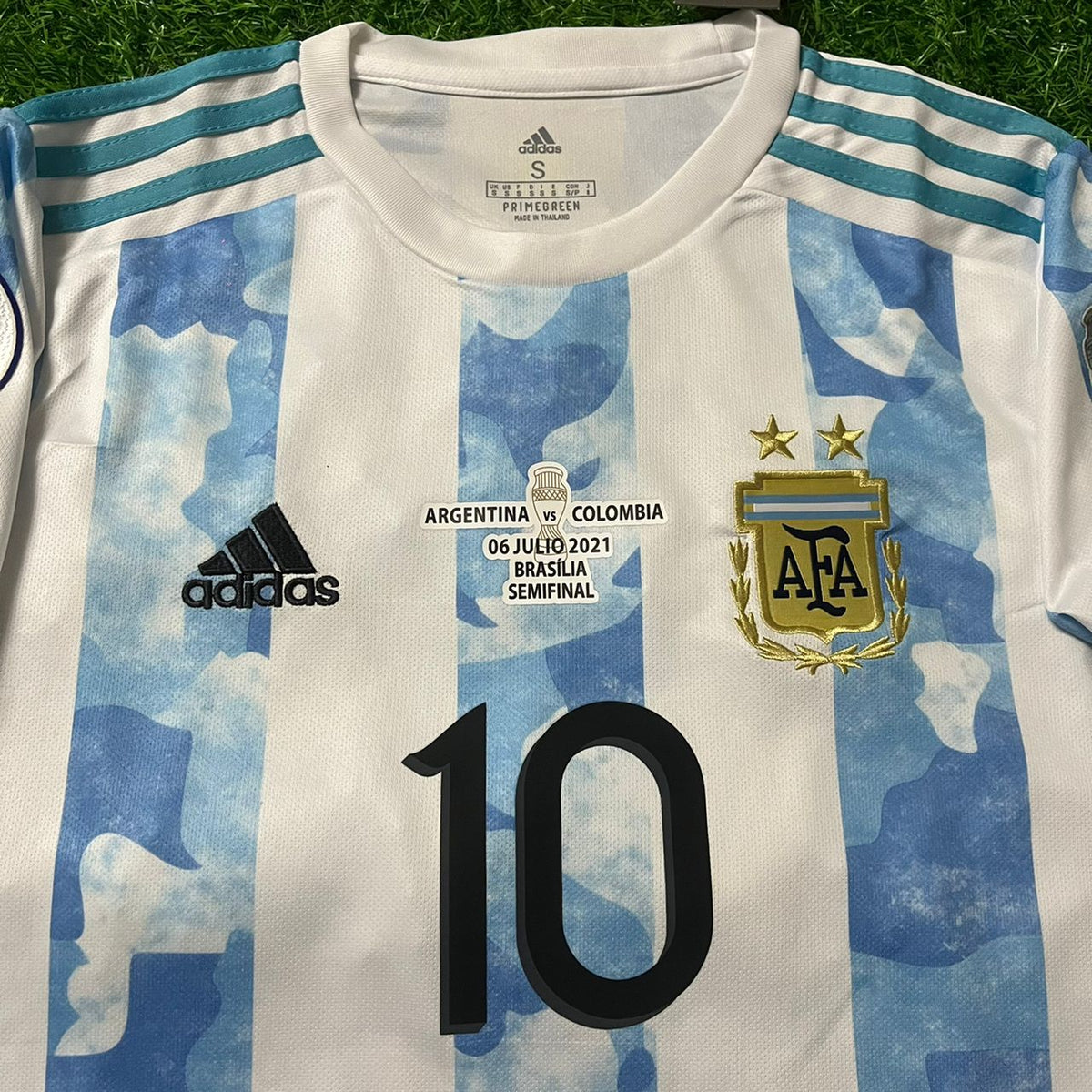 Lionel Messi Argentina Copa America 2021 Home Jersey Maillot Trikot Maglia Soccer Shirt Pulses Football