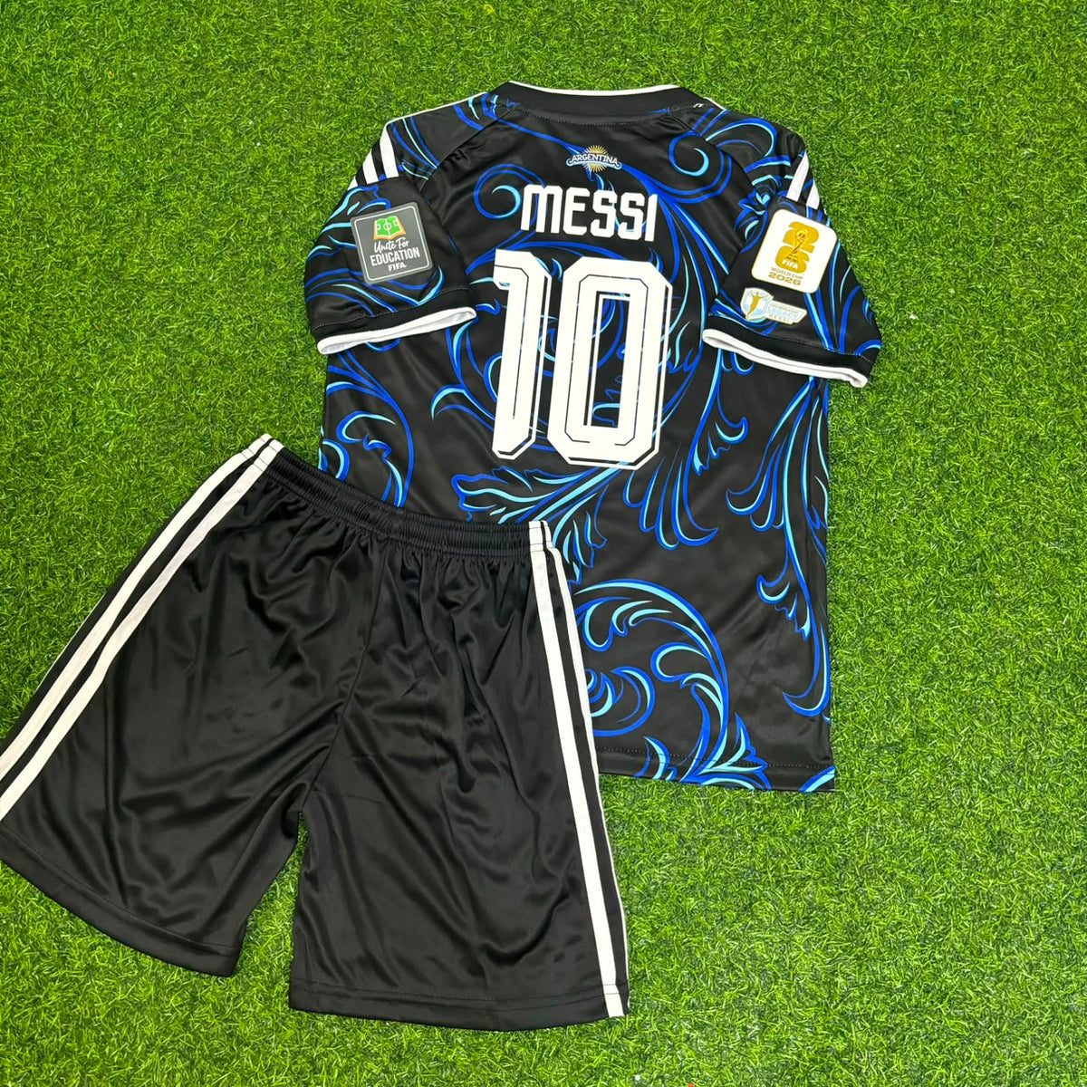 Lionel Messi Argentina 2026 World Cup Kids Football Jersey Pulses Football