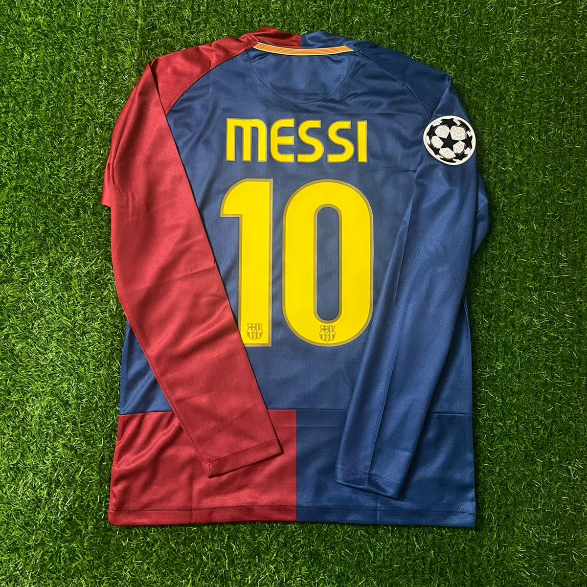 Lionel Messi Barcelona 2009 Roma Final Retro Jersey Trikot Maillot Soccer Shirt Pulses Football