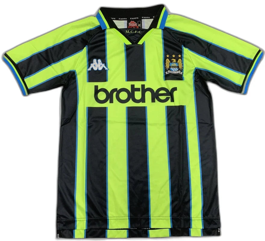 COMBO Manchester City Retro - Home 11/12, Home 99/01 and Away 98/99 Pulses Football
