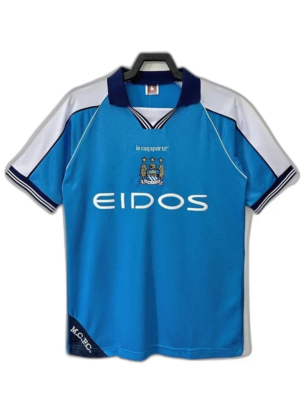 COMBO Manchester City Retro - Home 11/12, Home 99/01 and Away 98/99 Pulses Football