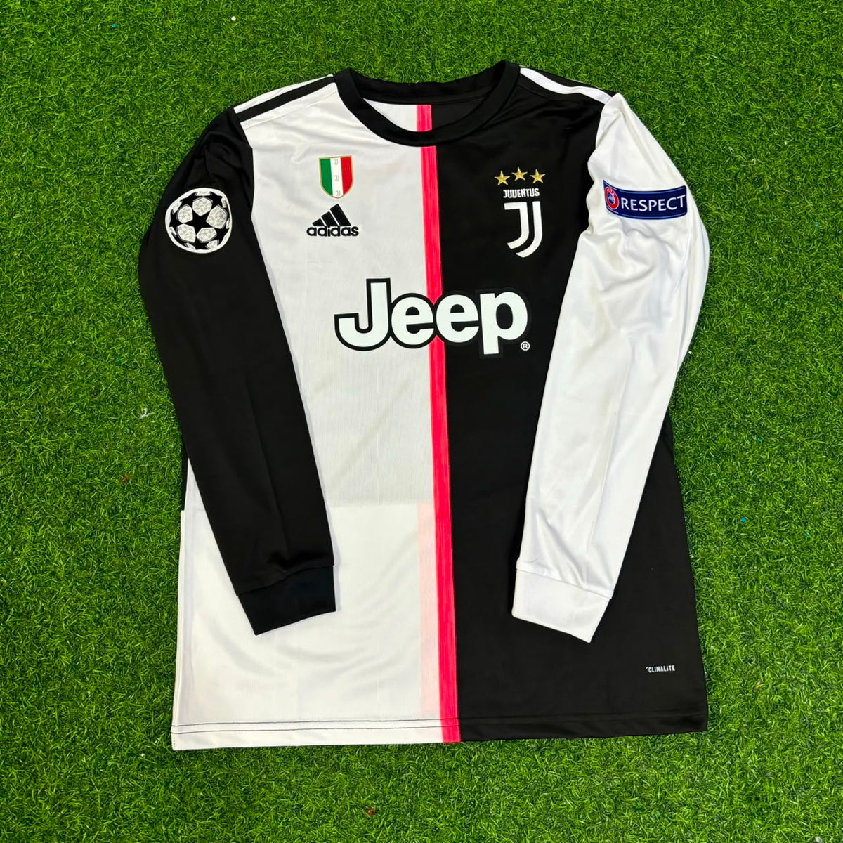Merih Demiral 28- Juventus Long Sleeve 2019 2020 Retro White Black Jersey Trikot Maglia Pulses Football