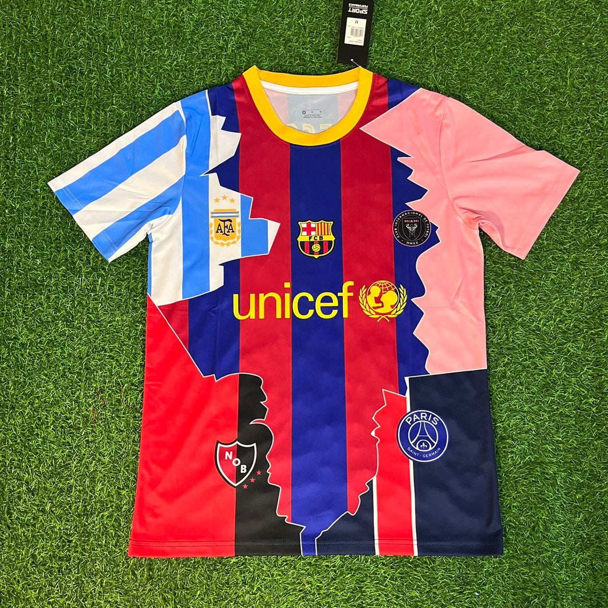 Lionel Messi GOAT Combo All Teams Special Jersey Trikot Maillot Soccer Shirt Pulses Football