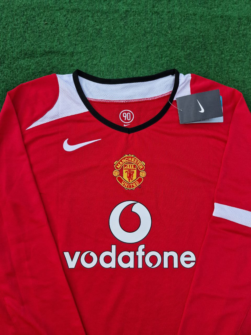 Cristiano Ronaldo Manchester United 2005 EPL Patch Retro Kit Jersey Trikot Maillot Soccer Shirt Pulses Football