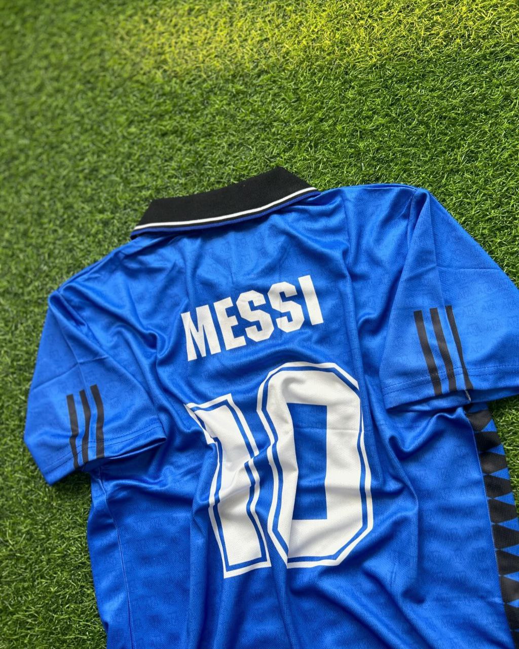 Lionel Messi Argentina Blue Jersey Pulses Football