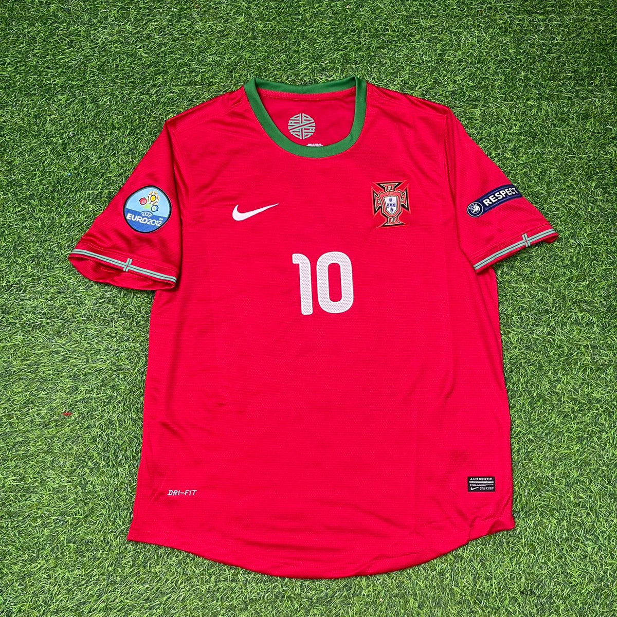 Ricardo Quaresma Portugal Euro 2012 Red Retro Football Jersey Kit Pulses Football