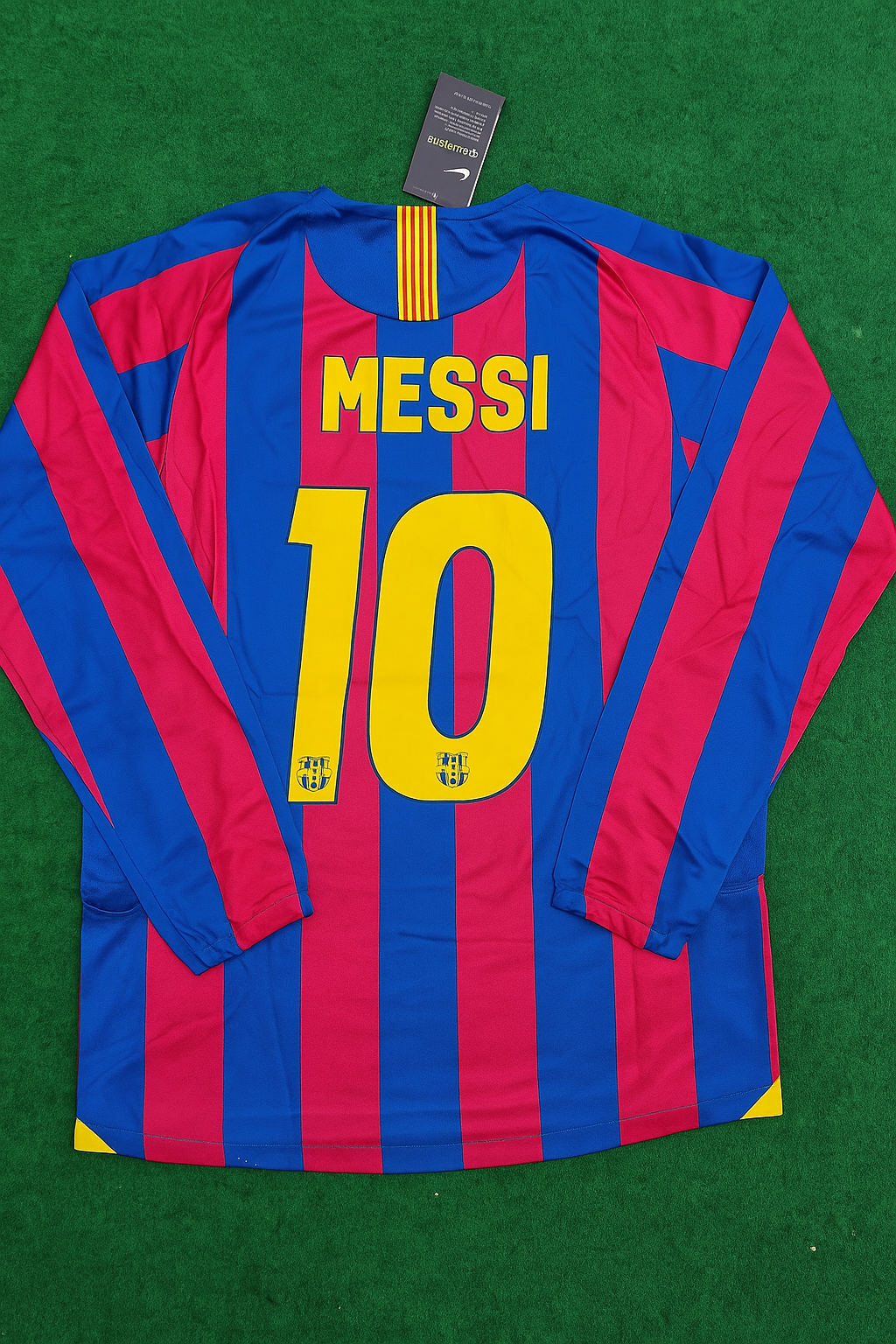 Lionel Messi Barcelona 2014 Retro Jersey Pulses Football