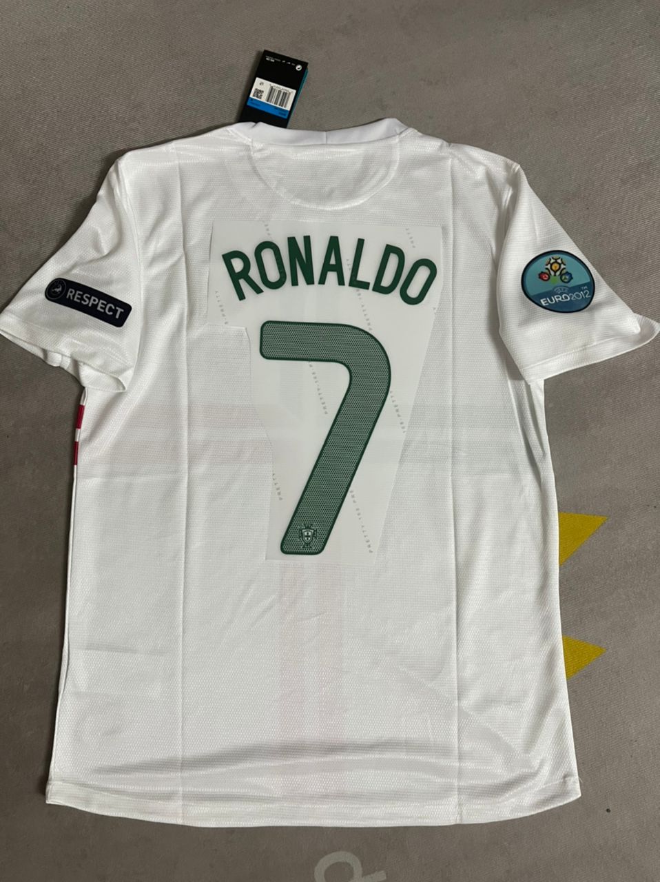 Cristiano Ronaldo Portugal EURO 2012 Retro Jersey Pulses Football