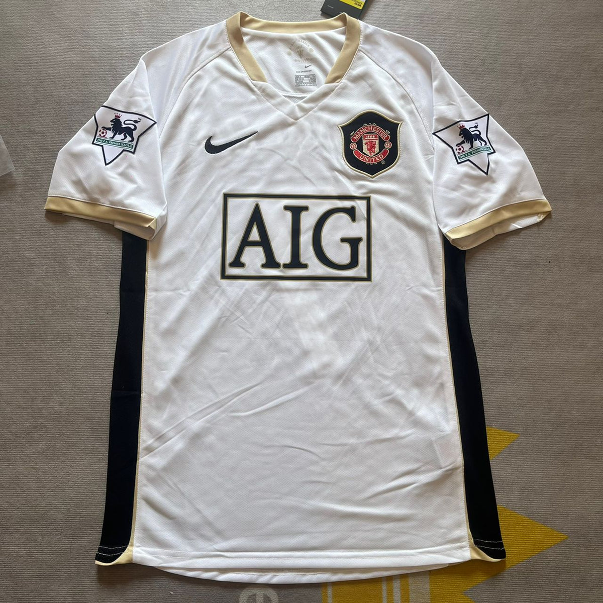 Cristiano Ronaldo #cr7 Manchester United 2006/07 White Jersey Trikot Pulses Football