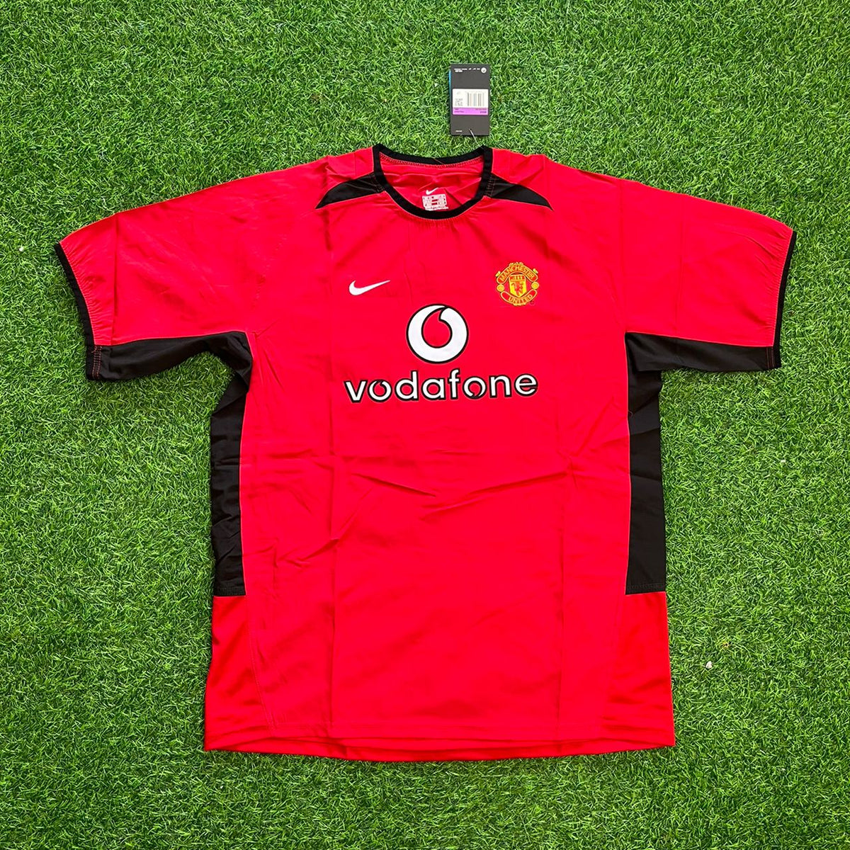 Ryan Giggs Manchester United 2002/2004 Red Retro Football Jersey Pulses Football
