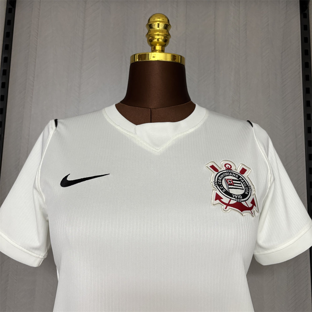 Camisa Corinthians home Woman Feminina 2026/27 Pulses Football