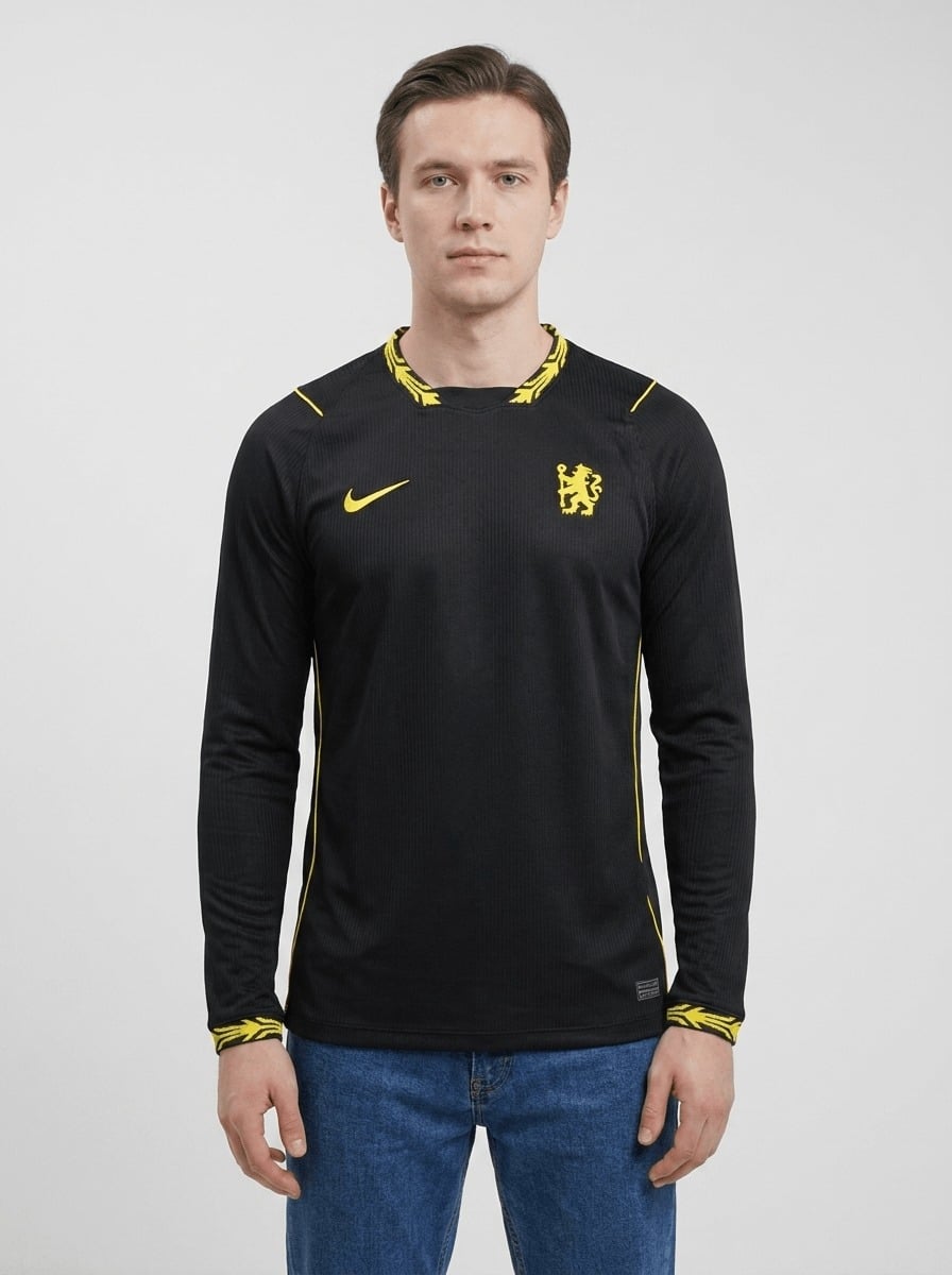 Chelsea 2026/27 Away Long Sleeve Player Jersey Pulses Football