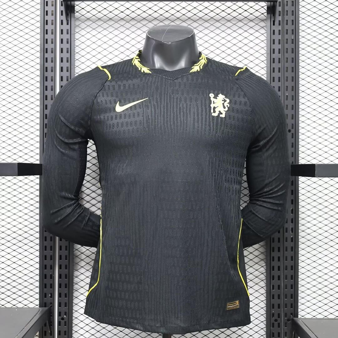 Chelsea 2026/27 Away Long Sleeve Player Jersey Pulses Football