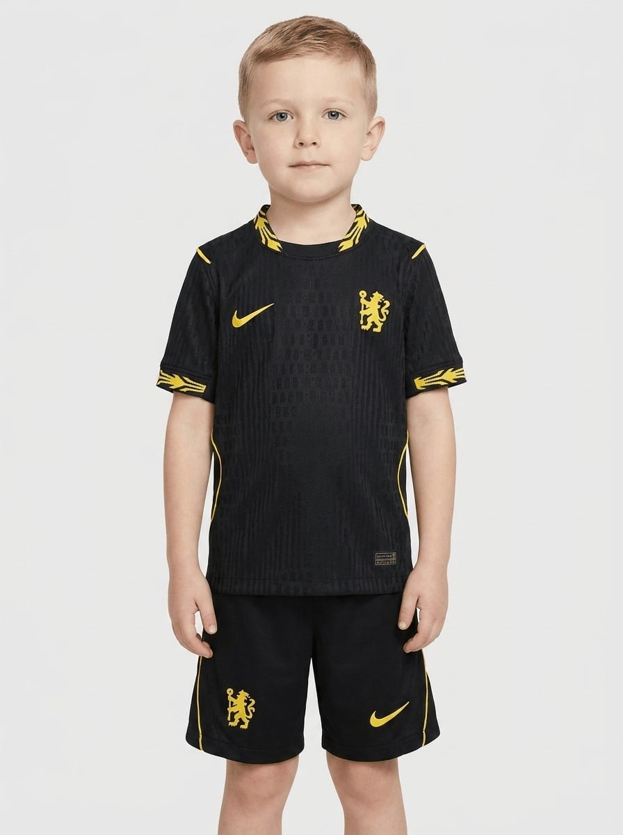 Chelsea 2026/27 Away Player Kit Kids Pulses Football