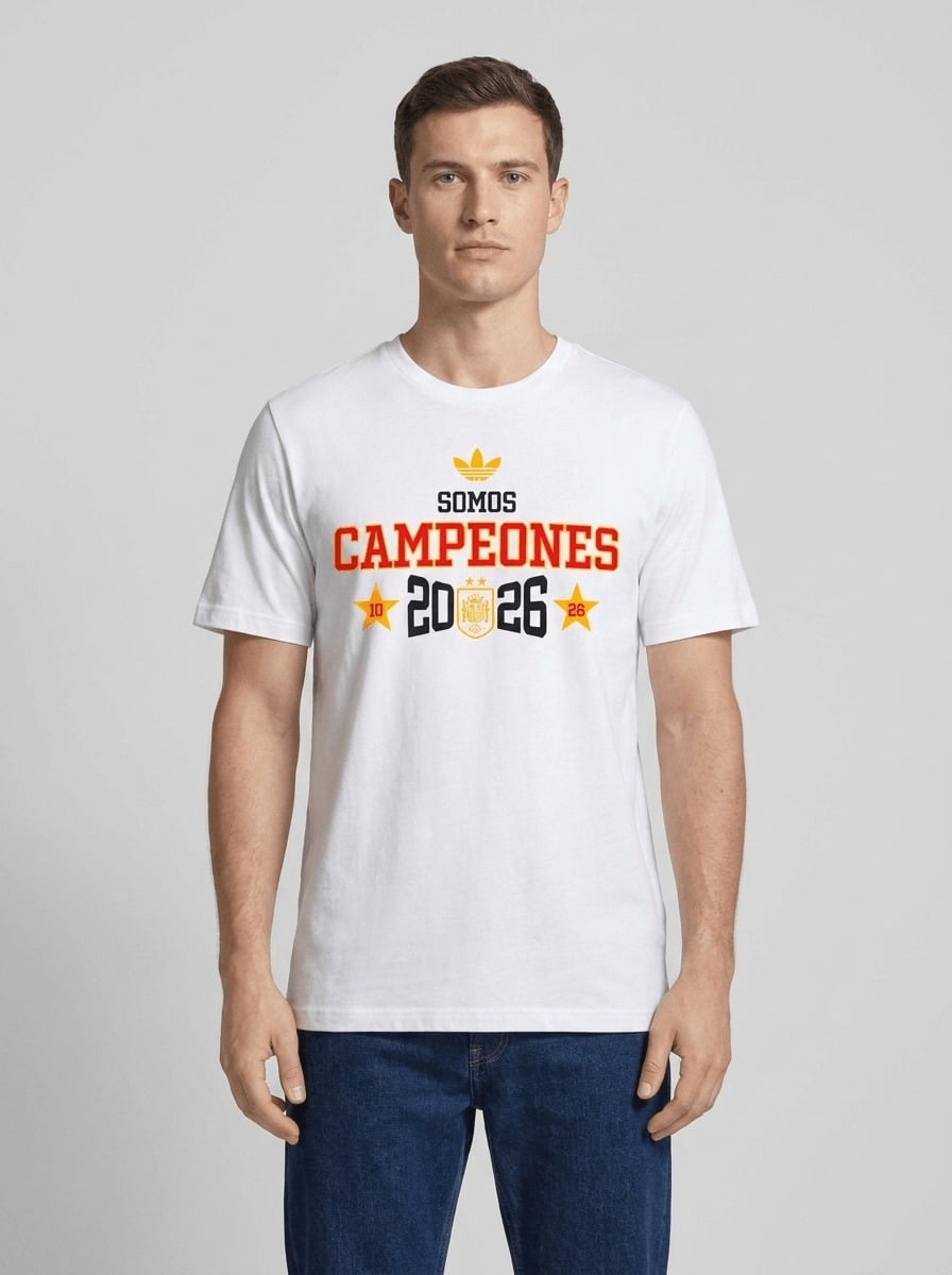 Spain 2026/27 Somos Campeones White Jersey Pulses Football