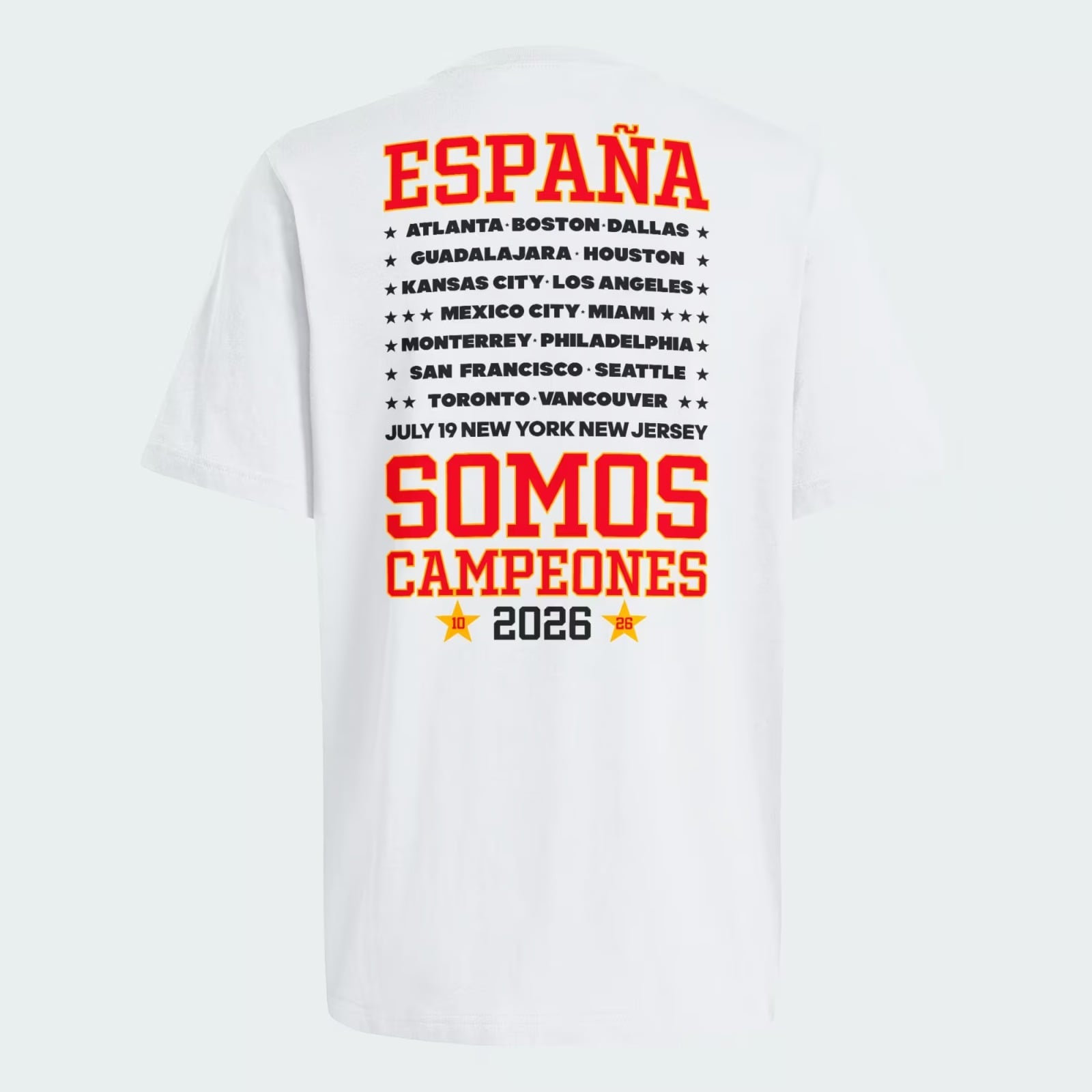 Spain 2026/27 Somos Campeones White Jersey Pulses Football