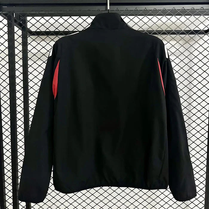 Casaco preto e vermelho 2025/26 fecho completo Benfica