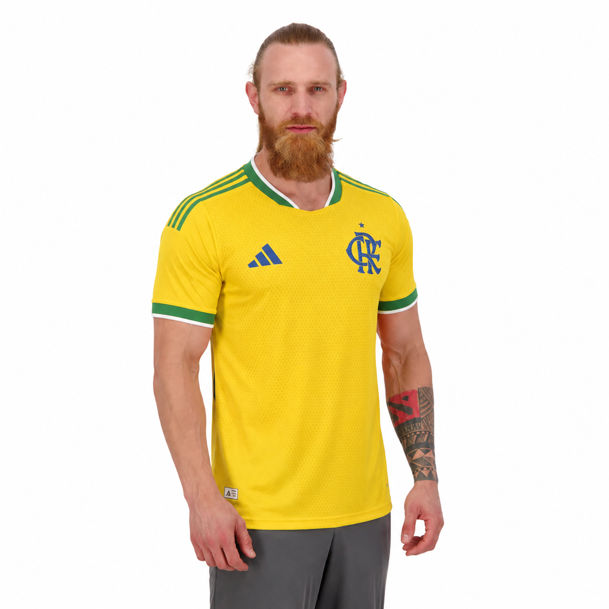 Flamengo Brasil 2026 - Amarelo+Verde Player [Slim Fit] Pulses Football