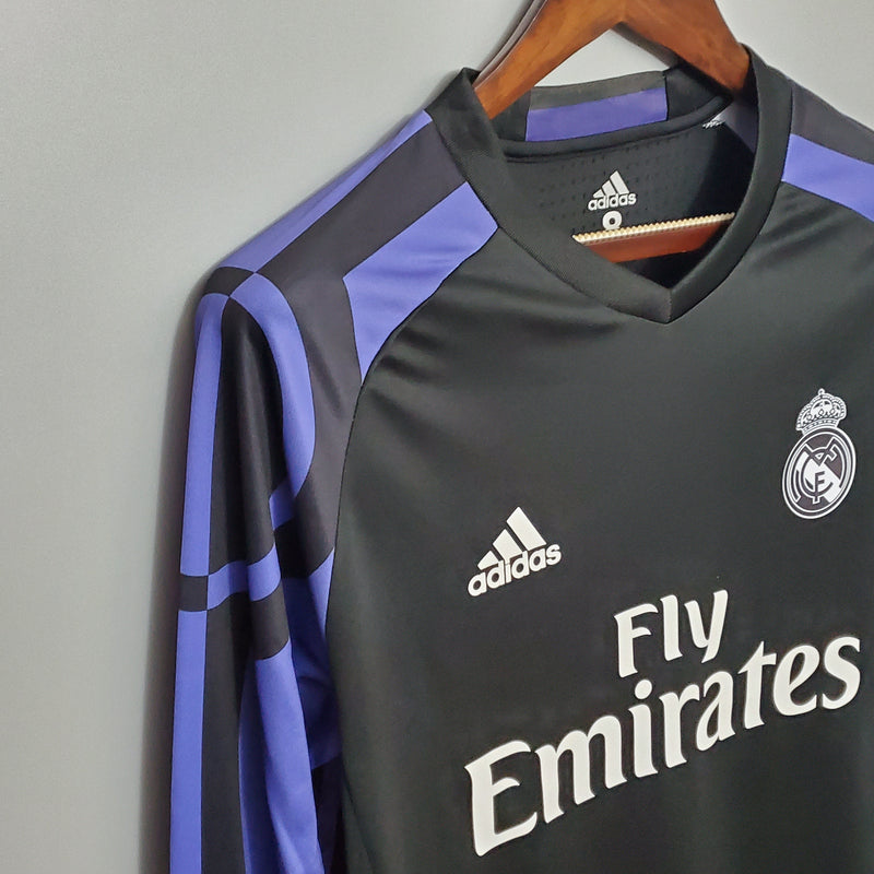 Camisa Real Madrid III 15/16 - Versão Retro Manga Comprida