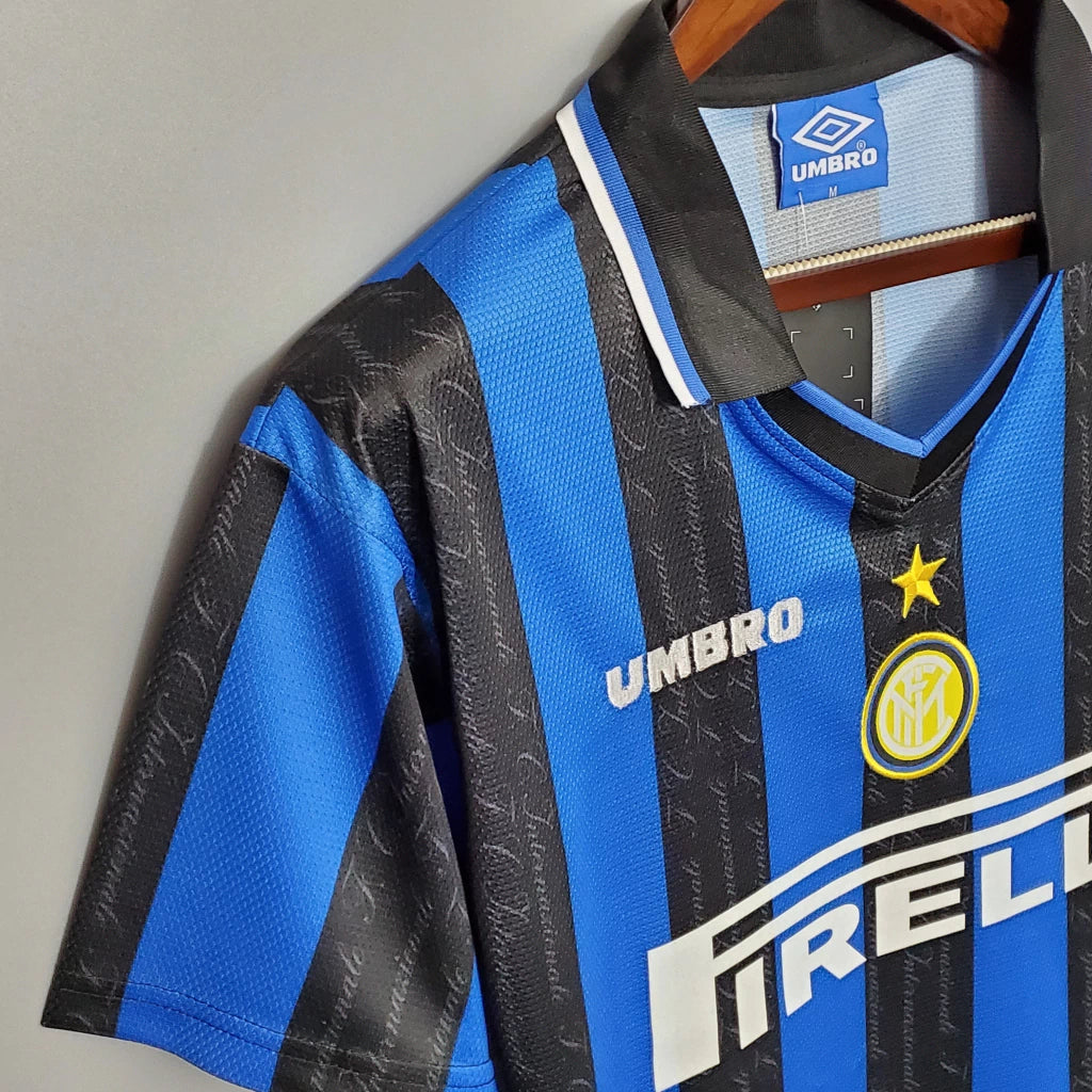 Inter Milan 1997 I Home Jersey - Retro Version Pulses Football