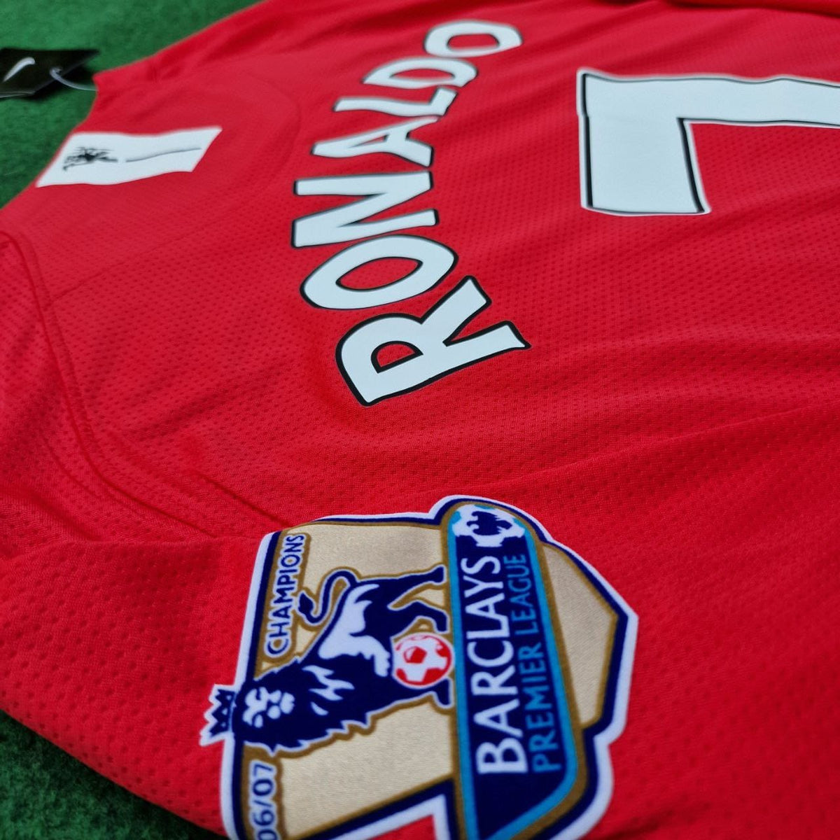 Cristiano Ronaldo Manchester United 2008 EPL Patch Retro Long Sleeve Jersey Pulses Football