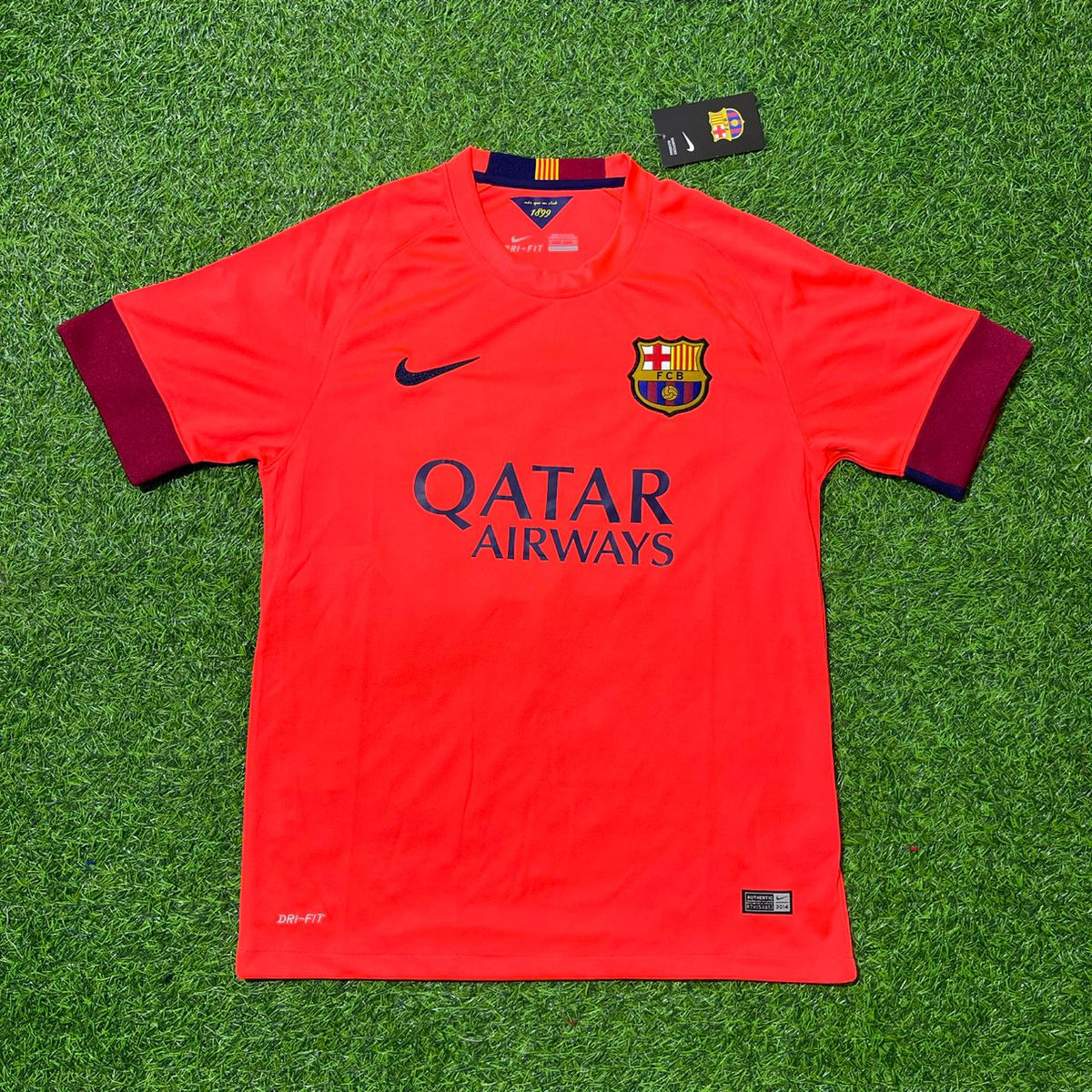 Lionel Messi 10- Barcelona 2014 Kit Season Retro Trikot Maillot Jersey Pulses Football