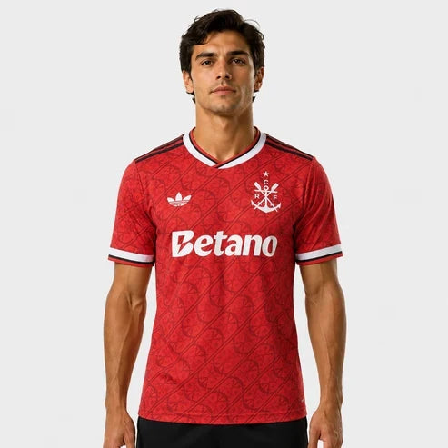Camisa Flamengo 2026/2027 III Vermelha - Fan Version Pulses Football