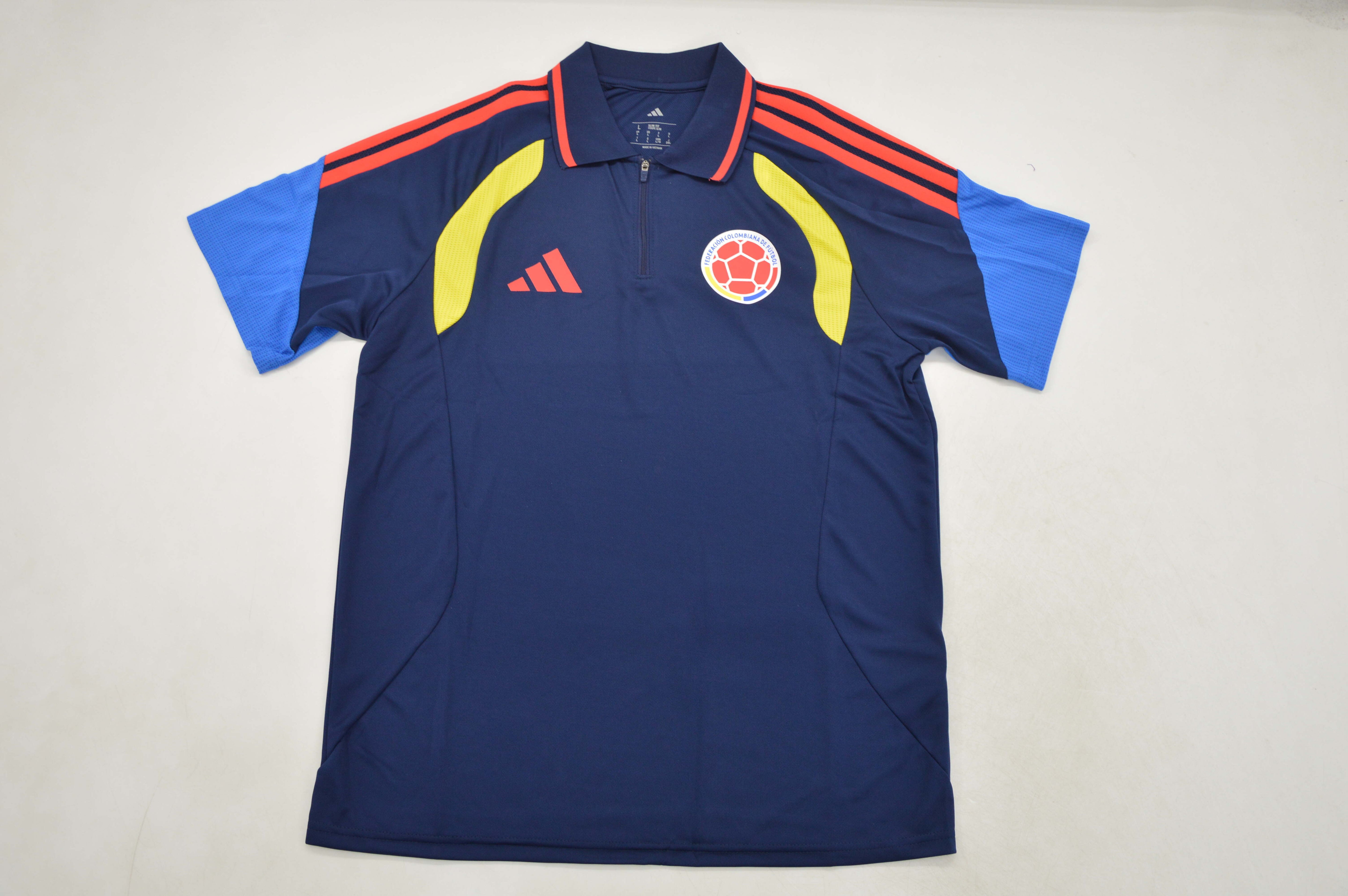 Colombia National Team adidas 2026 Tiro Training Polo - Navy
