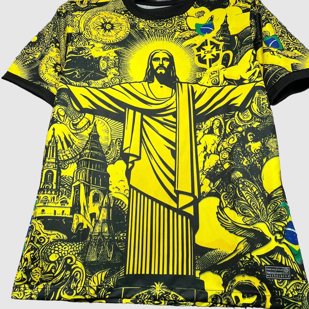 Camisola Cristo Redentor Amarela Edição Especial Homem Pulses Football