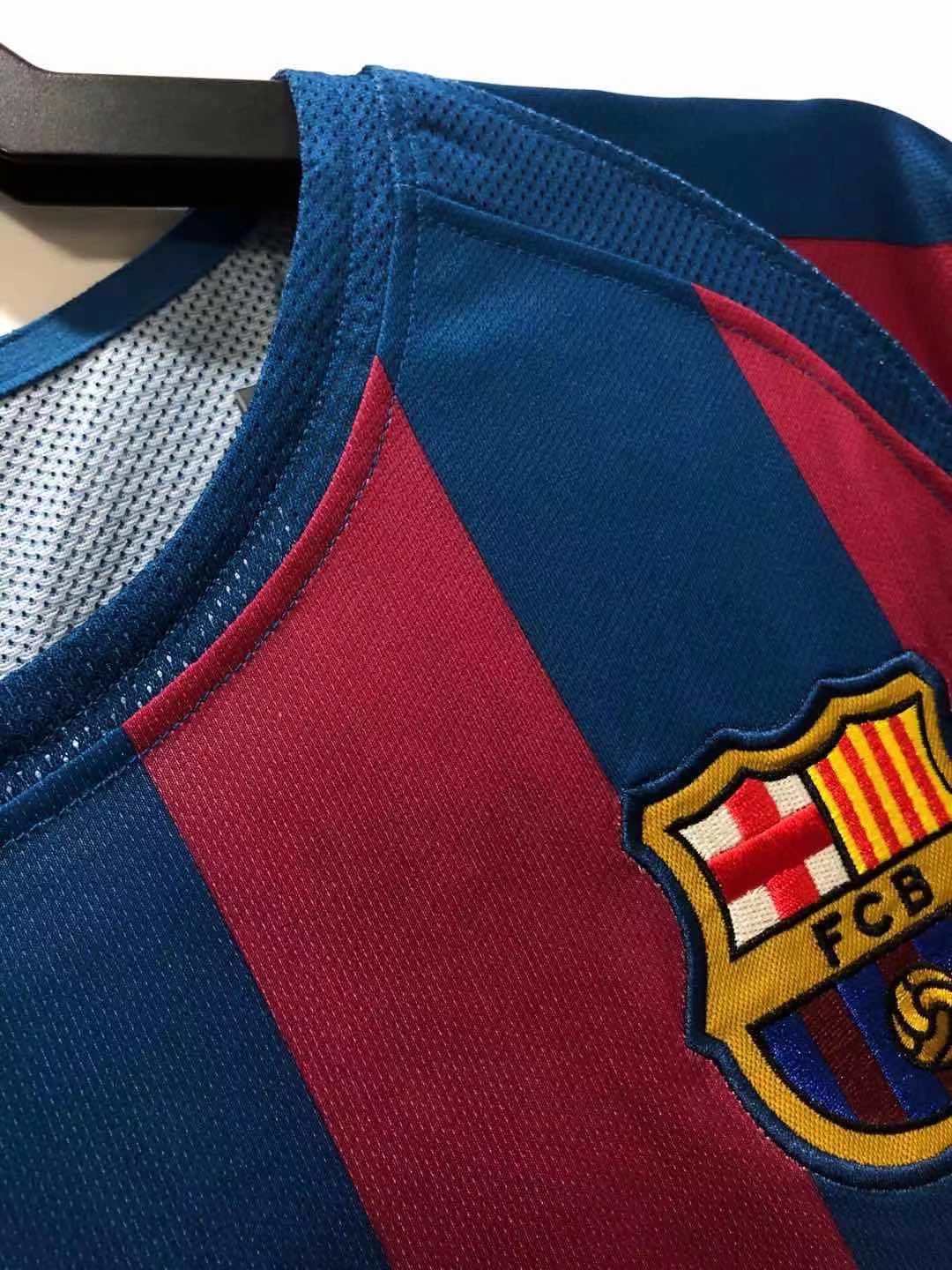 Lionel Messi #30 Barcelona 2006 Champions League Final Retro Football Jersey Soccer Shirt Pulses Football
