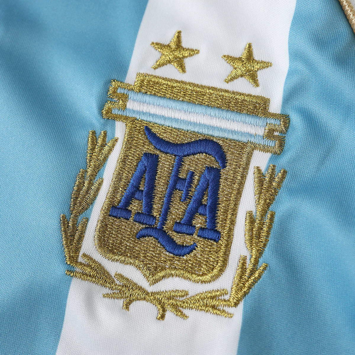 Lionel Messi Argentina 2006 World Cup Retro Soccer Jersey Maillot Trikot Maglia Pulses Football