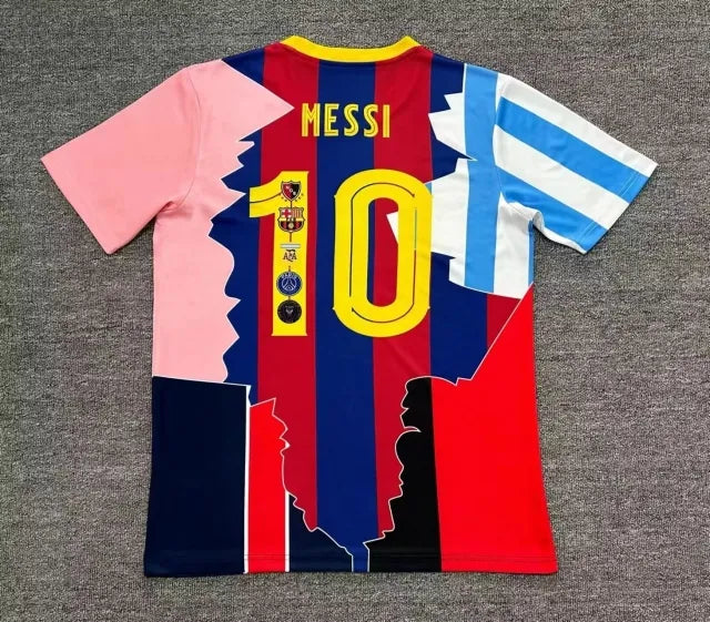 Lionel Messi GOAT Combo All Teams Special Jersey Trikot Maillot Soccer Shirt Pulses Football