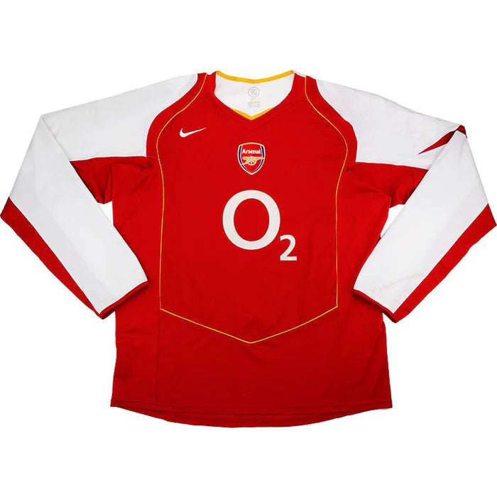 Arsenal Retro Jersey Home 2006/07 - Long Sleeve Pulses Football