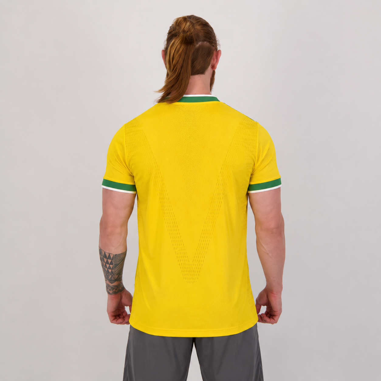 Flamengo Brasil 2026 - Amarelo+Verde Player [Slim Fit] Pulses Football