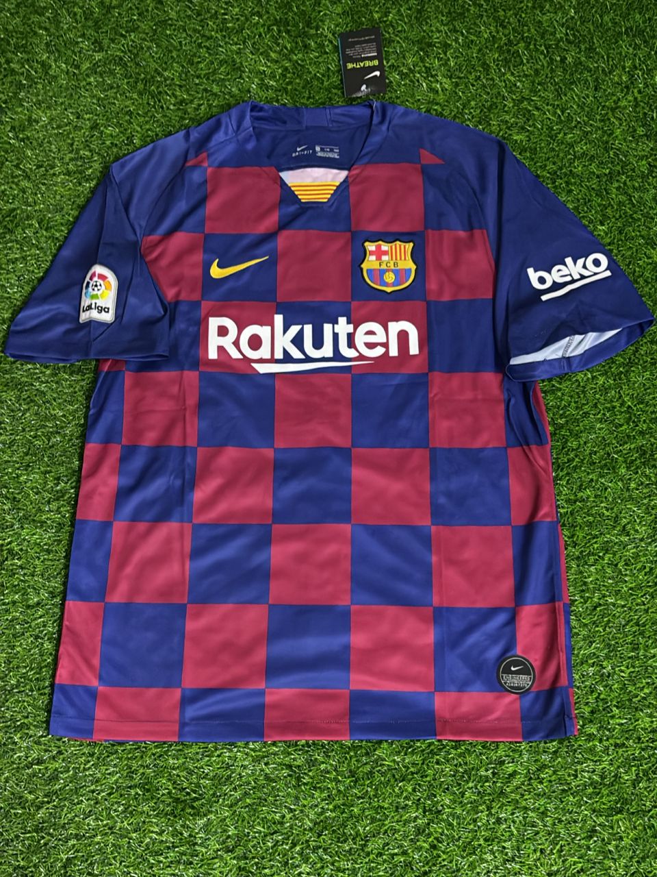 Lionel Messi – Barcelona 2019/20 Home Retro Jersey Trikot Maillot Soccer Shirt Pulses Football