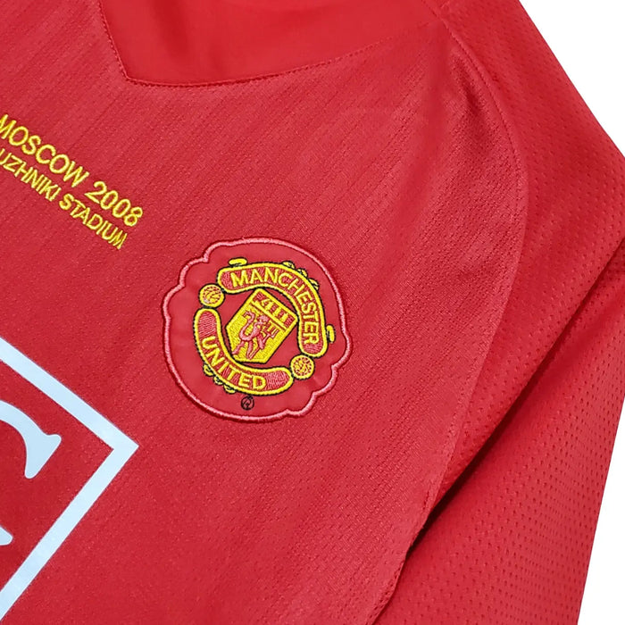 RONALDO #7 Manchester United Retro Jersey Home 2008