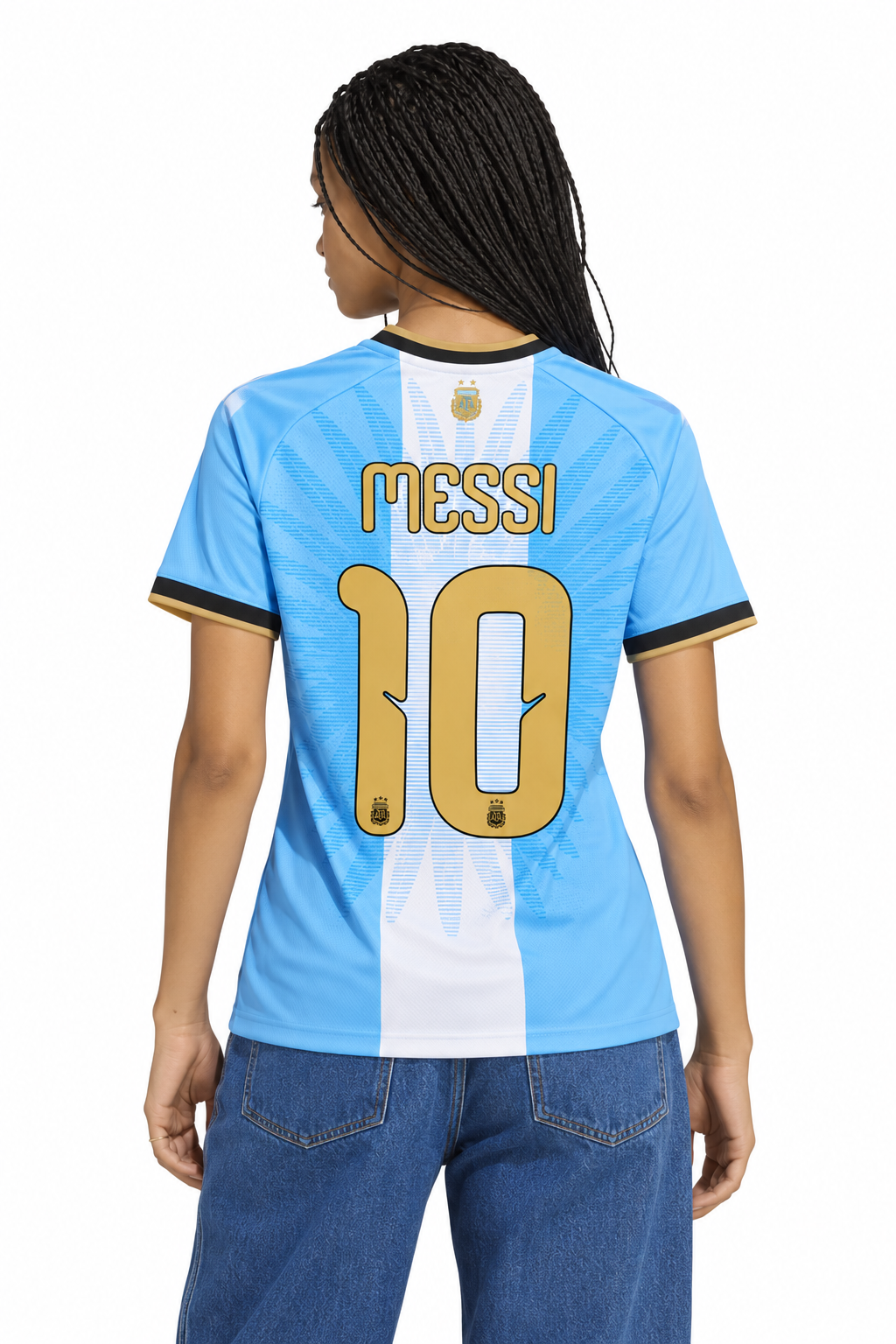 Argentina Messi 2026 Shirt - Womens Pulses Football