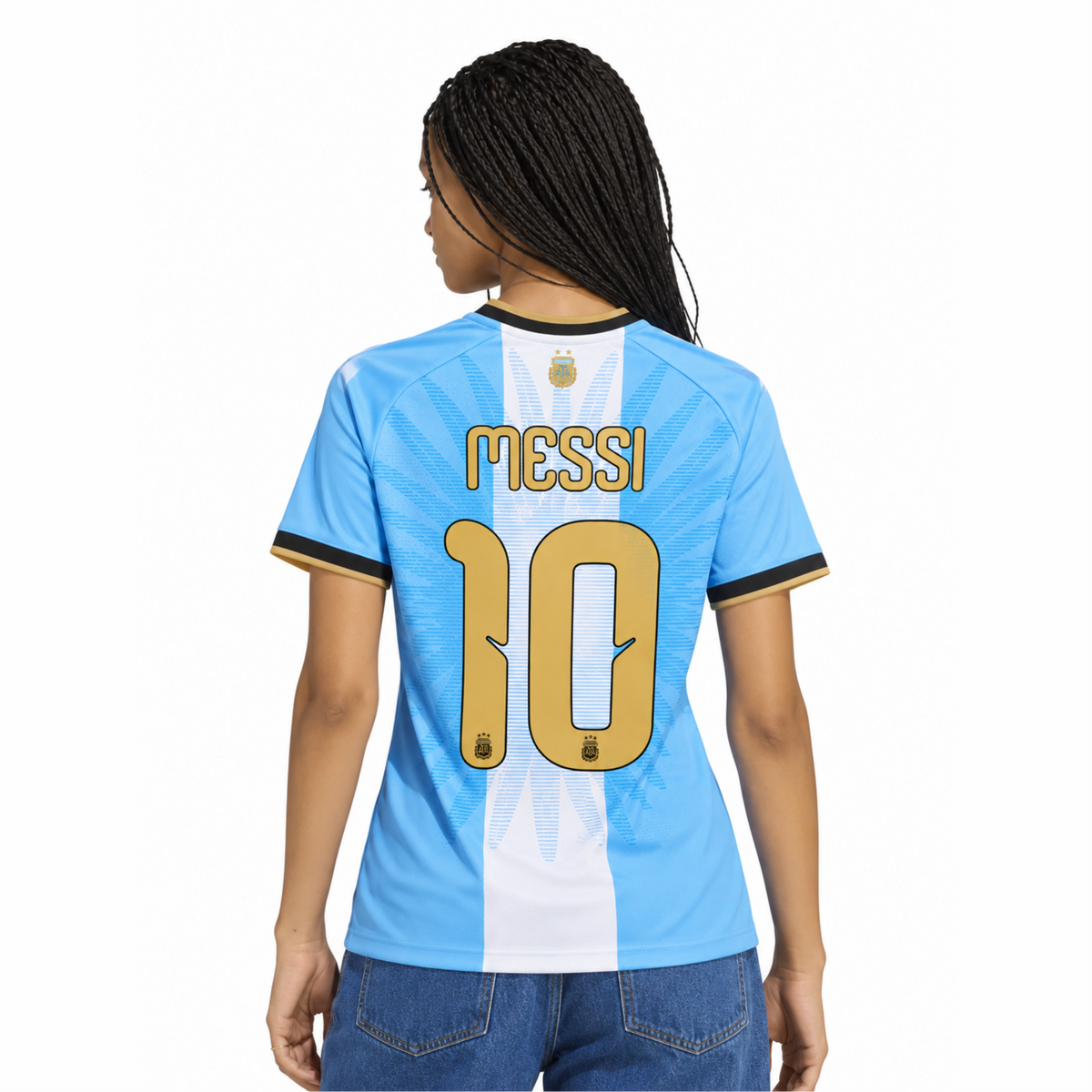 Argentina Messi 2026 Shirt - Womens Pulses Football