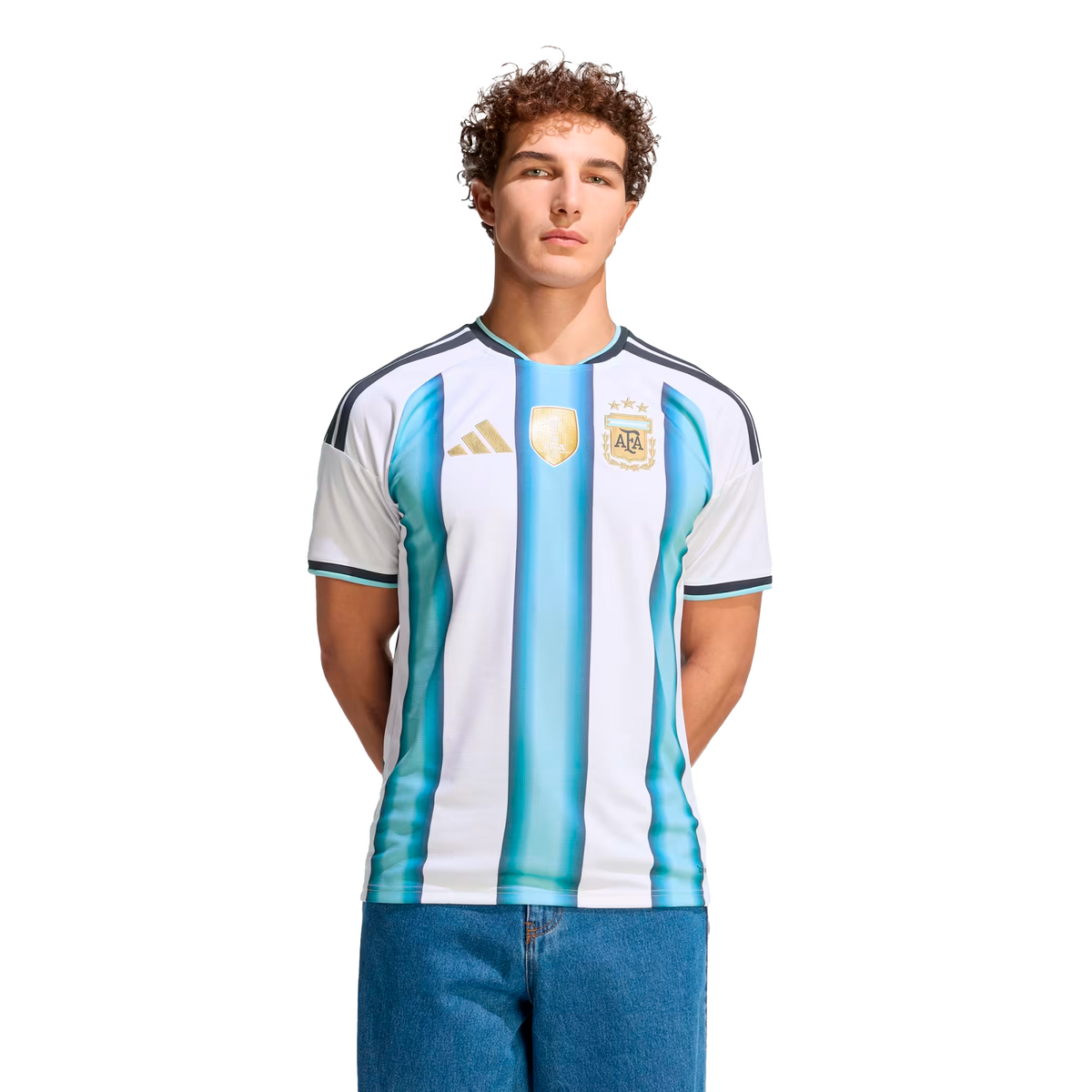 Argentina Home Fan Jersey Shirt 2026 World Cup Pulses Football