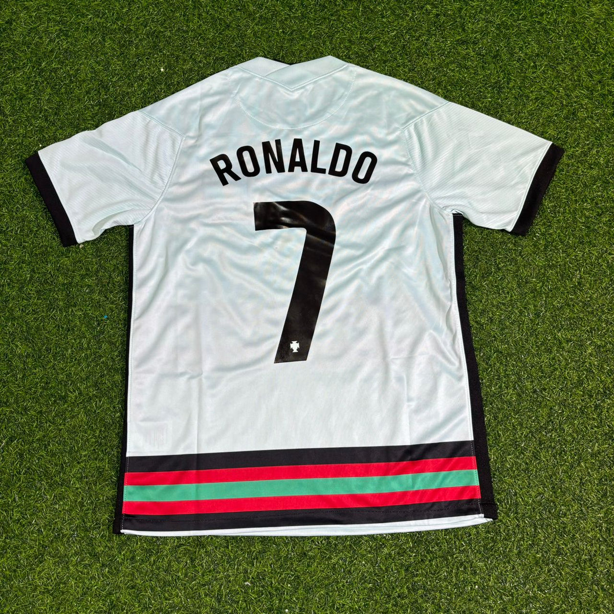 Cristiano Ronaldo Portugal EURO 2020 Retro Away Football Jersey Pulses Football