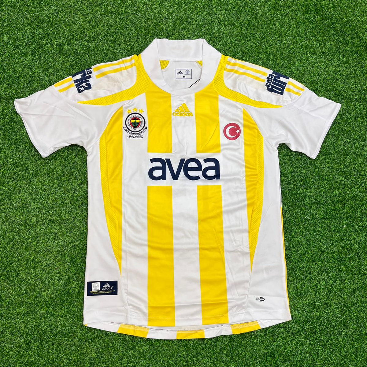 Alex de Souza Fenerbahçe 2007-2008 White Retro Kit Jersey – | Trikot | Maillot Soccer Shirt Pulses Football