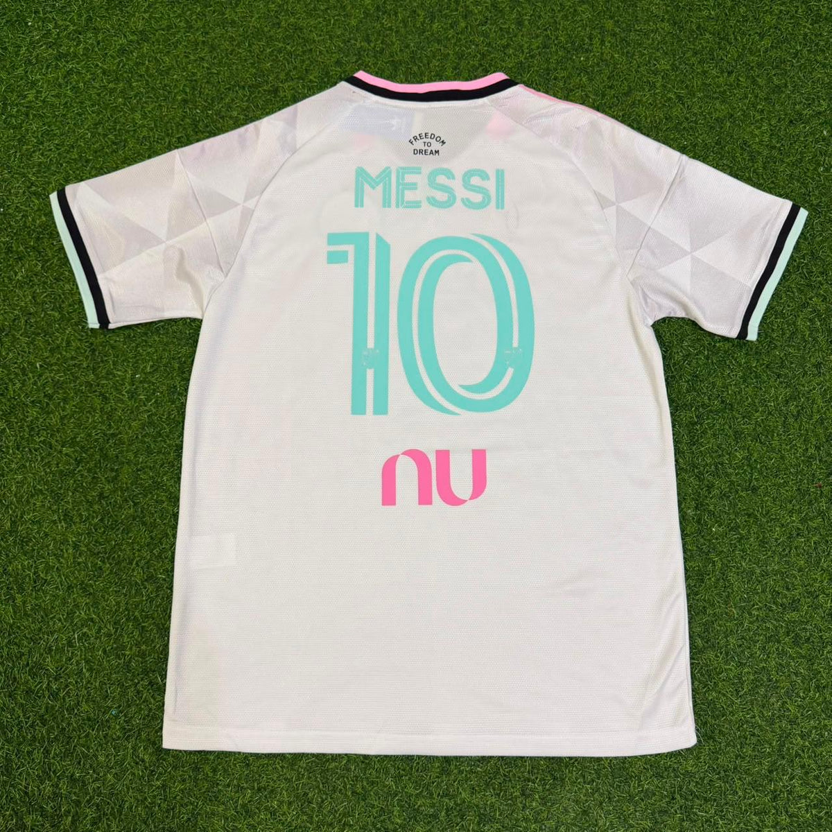 Lionel Messi New Season White Jersey Soccer Shirt Trikot Soccer Shirt Pulses Football