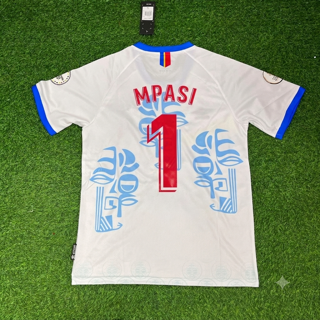 Lionel Mpasi DR Congo Goalkeeper World Cup 2026 Away Football Jersey Shirt Trikot Maillot Pulses Football