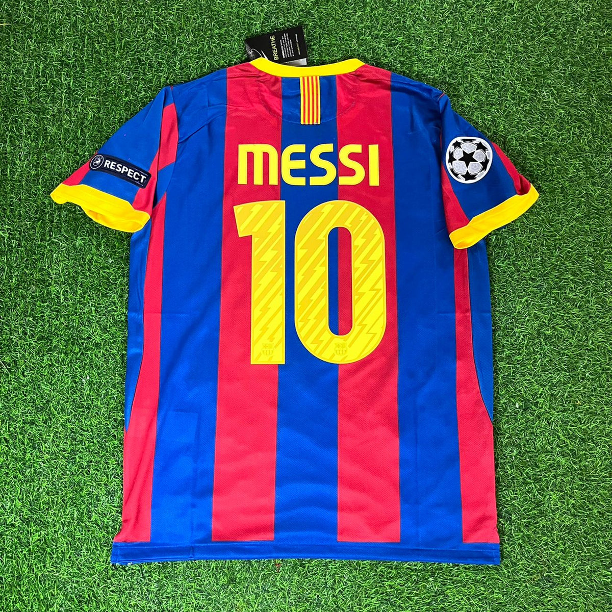 Lionel Messi 10- Barcelona 2011 London Final Jersey Trikot Maillot Soccer Shirt Pulses Football
