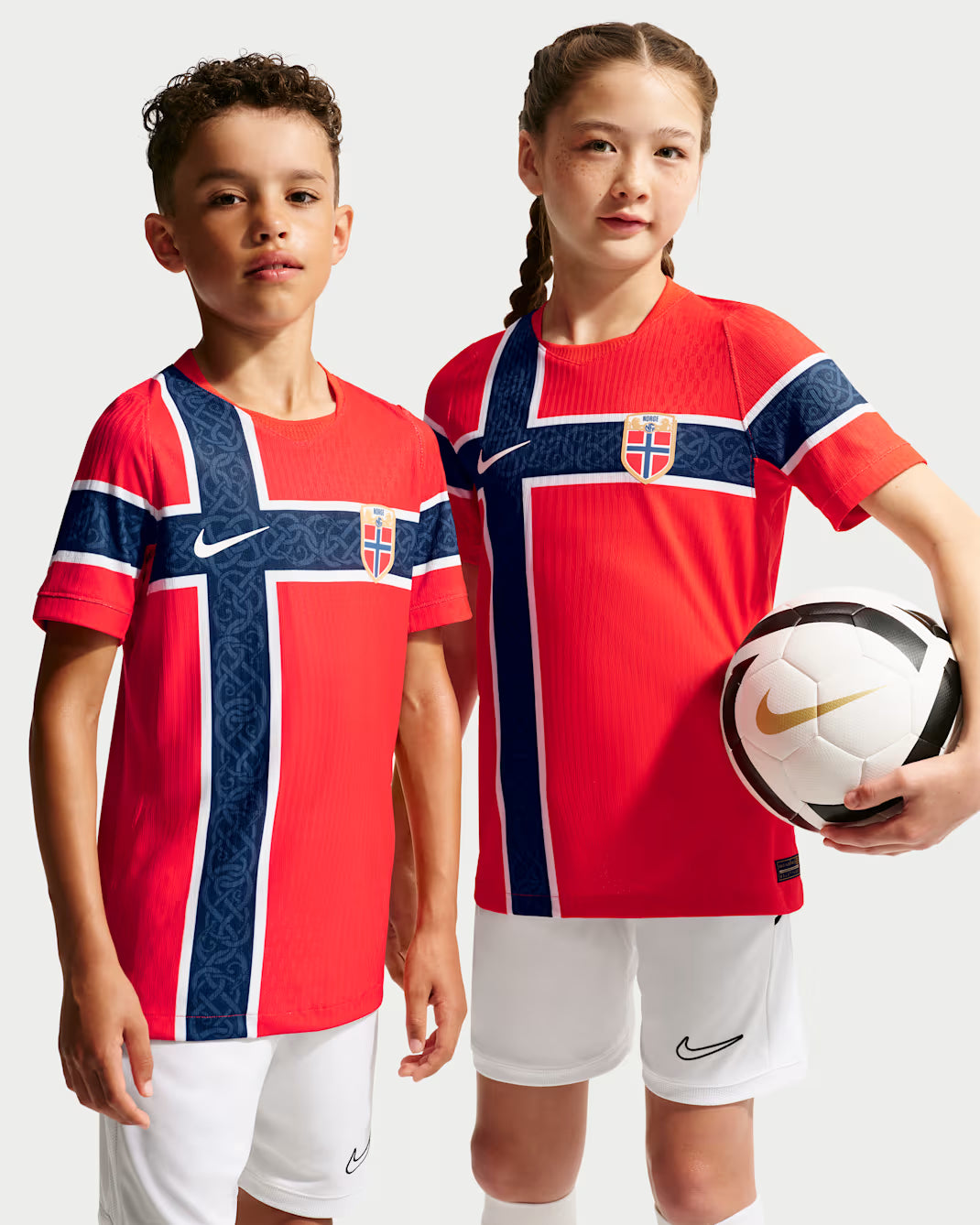 Norway World Cup 2026 - Home Kids Kit Pulses Football