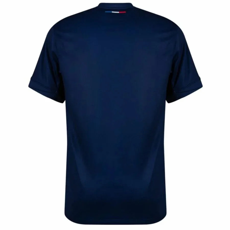 Paris Saint-Germain O.DEMBELE 10 Fan Jersey Home 2024/25 Patches UCL UEFA Foundation (Official Printing)