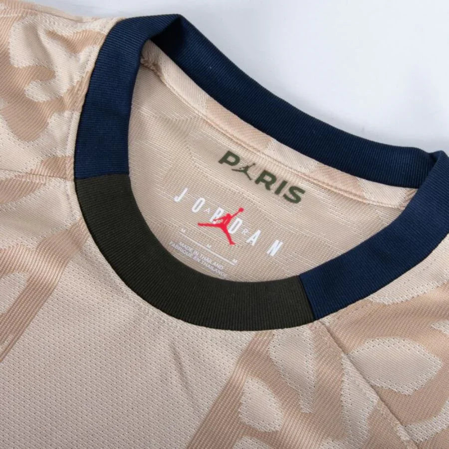 Paris Saint-Germain Fan Jersey Fourth Jordan 2023/24 Patches UCL UEFA Foundation (Official Printing)