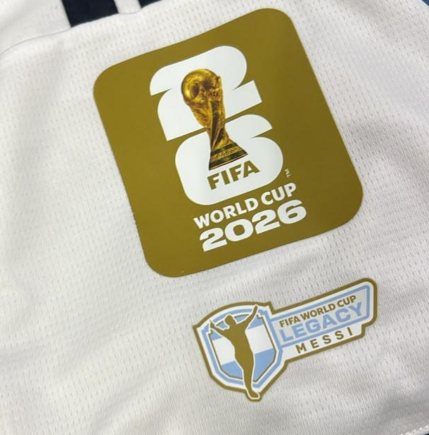 Lionel Messi Argentina 2026 World Cup Away Legacy Patch Long Sleeve Football Jersey Pulses Football
