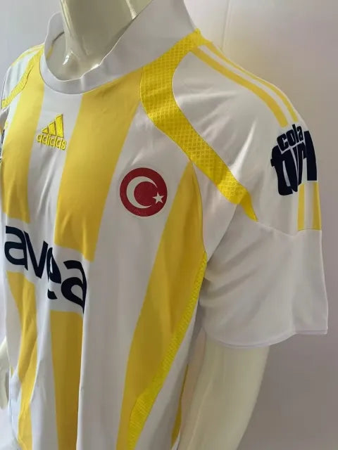 Alex de Souza Fenerbahçe 2007-2008 White Retro Kit Jersey – | Trikot | Maillot Soccer Shirt Pulses Football