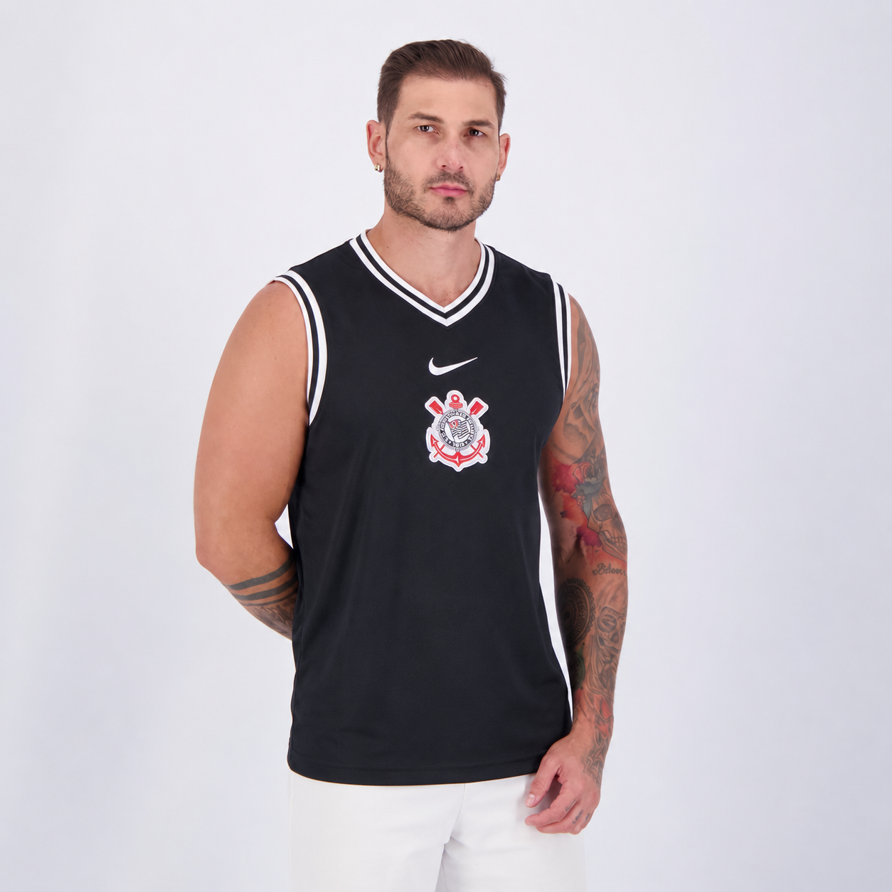 Corinthians 2026 Regata Vest Black Pulses Football